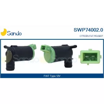 Pompe d'eau de nettoyage, nettoyage des vitres SANDO SWP74002.0