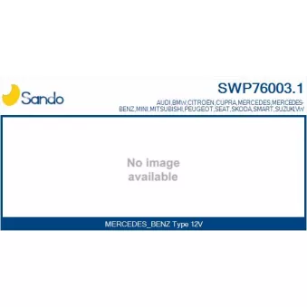 Pompe d'eau de nettoyage, nettoyage des vitres SANDO SWP76003.1