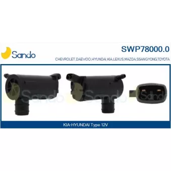 Pompe d'eau de nettoyage, nettoyage des vitres SANDO SWP78000.0