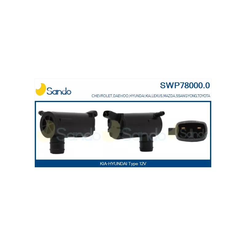 Pompe d'eau de nettoyage, nettoyage des vitres SANDO SWP78000.0