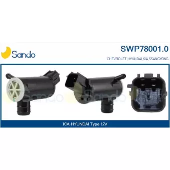 Pompe d'eau de nettoyage, nettoyage des vitres SANDO SWP78001.0