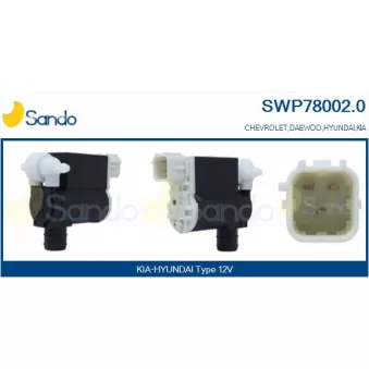 Pompe d'eau de nettoyage, nettoyage des vitres SANDO SWP78002.0