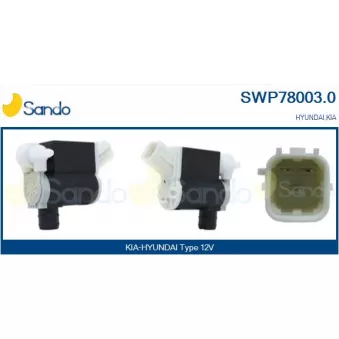 Pompe d'eau de nettoyage, nettoyage des vitres SANDO SWP78003.0