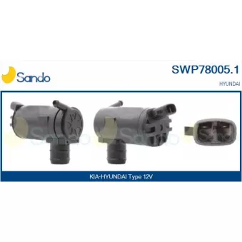 Pompe d'eau de nettoyage, nettoyage des vitres SANDO SWP78005.1