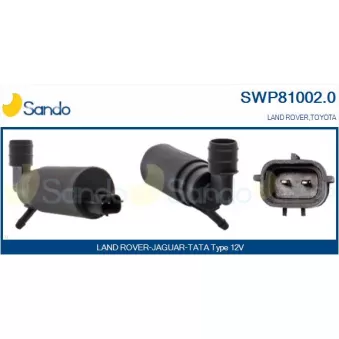 Pompe d'eau de nettoyage, nettoyage des vitres SANDO SWP81002.0