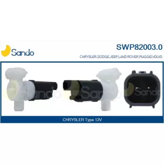 Pompe d'eau de nettoyage, nettoyage des vitres SANDO SWP82003.0