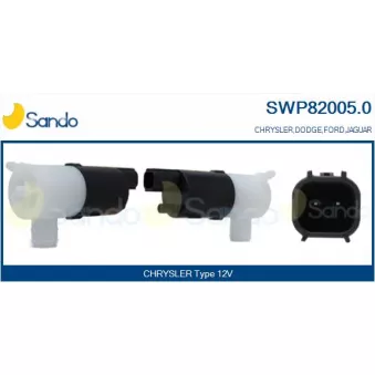 Pompe d'eau de nettoyage, nettoyage des vitres SANDO SWP82005.0