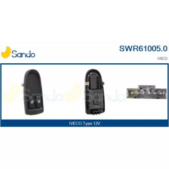 Interrupteur, lève-vitre SANDO SWR61005.0