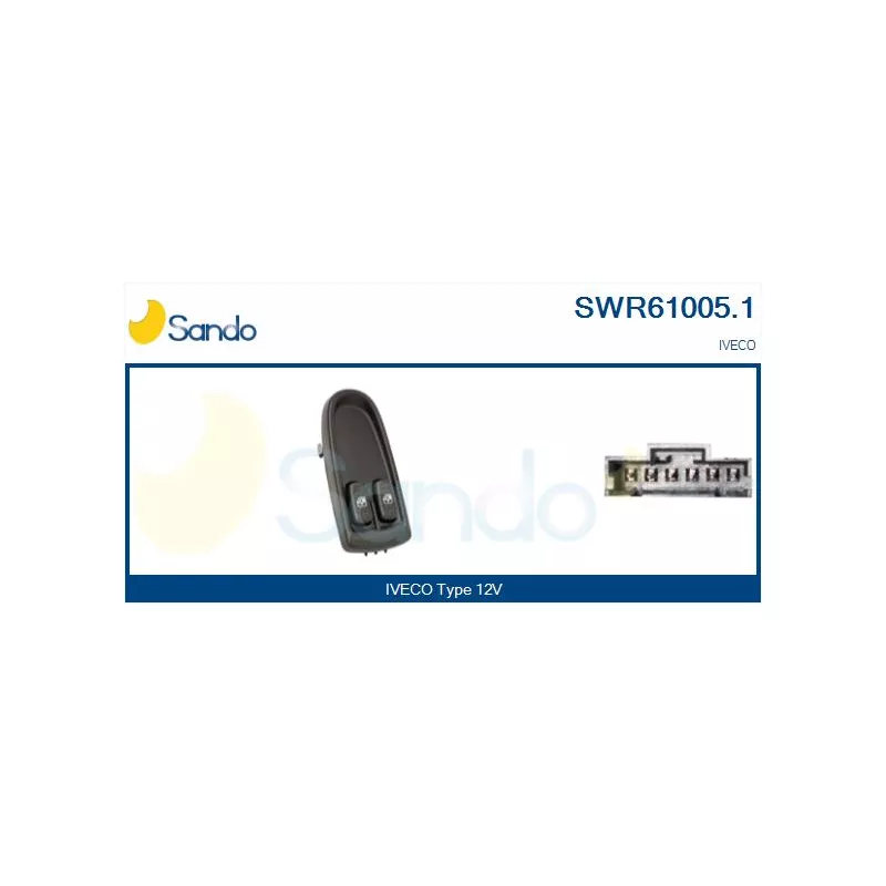 Interrupteur, lève-vitre SANDO SWR61005.1