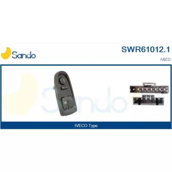 Interrupteur, lève-vitre SANDO SWR61012.1