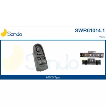 Interrupteur, lève-vitre SANDO SWR61014.1
