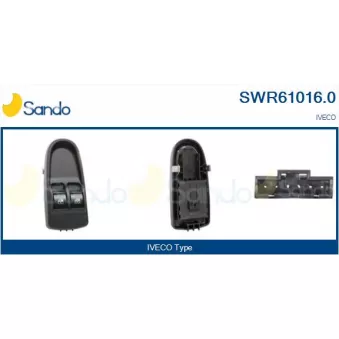 Interrupteur, lève-vitre SANDO SWR61016.0