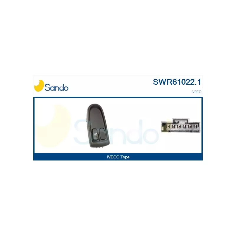 Interrupteur, lève-vitre SANDO SWR61022.1