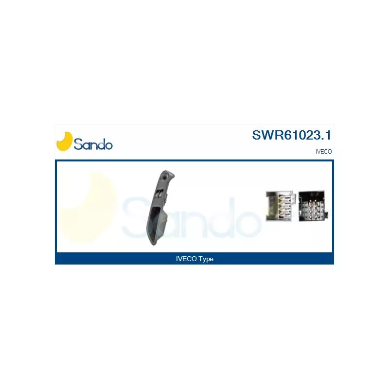 Interrupteur, lève-vitre SANDO SWR61023.1