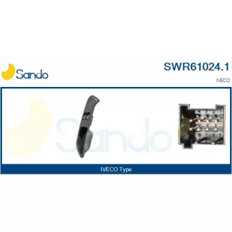Interrupteur, lève-vitre SANDO SWR61024.1