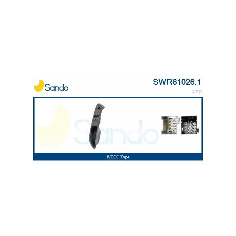 Interrupteur, lève-vitre SANDO SWR61026.1