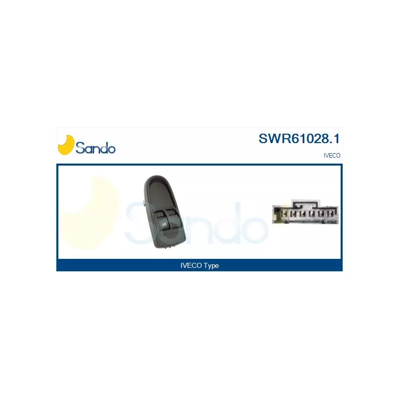 Interrupteur, lève-vitre SANDO SWR61028.1