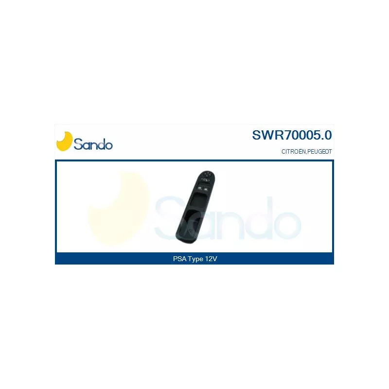 Interrupteur, lève-vitre SANDO SWR70005.0