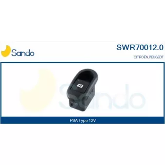 Interrupteur, lève-vitre SANDO SWR70012.0