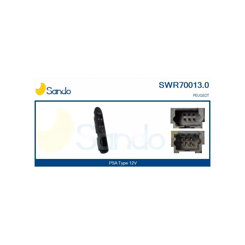 Interrupteur, lève-vitre SANDO SWR70013.0