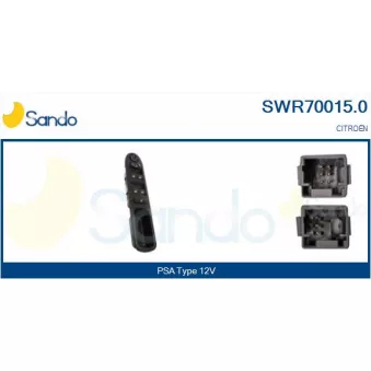 Interrupteur, lève-vitre SANDO SWR70015.0