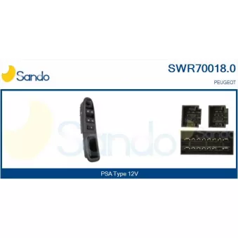 Interrupteur, lève-vitre SANDO SWR70018.0