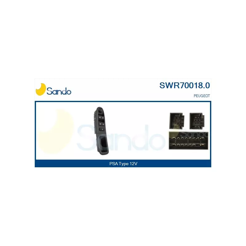 Interrupteur, lève-vitre SANDO SWR70018.0