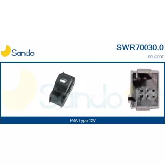 Interrupteur, lève-vitre SANDO SWR70030.0