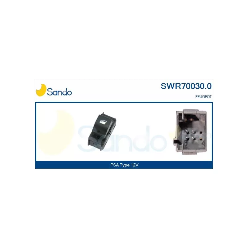 Interrupteur, lève-vitre SANDO SWR70030.0