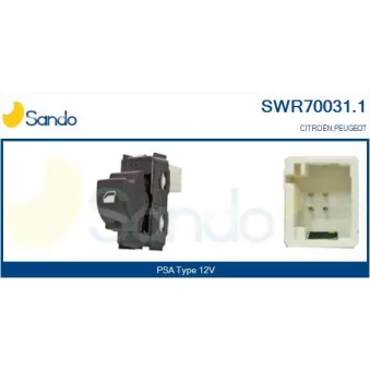 Interrupteur, lève-vitre SANDO SWR70031.1