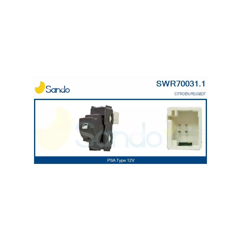 Interrupteur, lève-vitre SANDO SWR70031.1