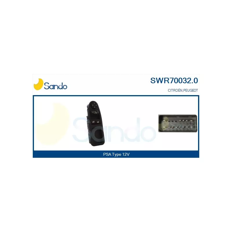 Interrupteur, lève-vitre SANDO SWR70032.0