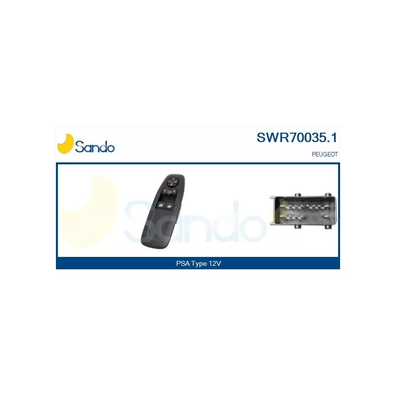 Interrupteur, lève-vitre SANDO SWR70035.1