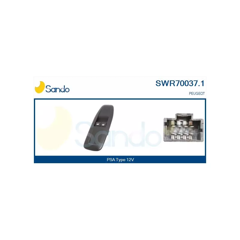 Interrupteur, lève-vitre SANDO SWR70037.1