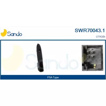Interrupteur, lève-vitre SANDO SWR70043.1