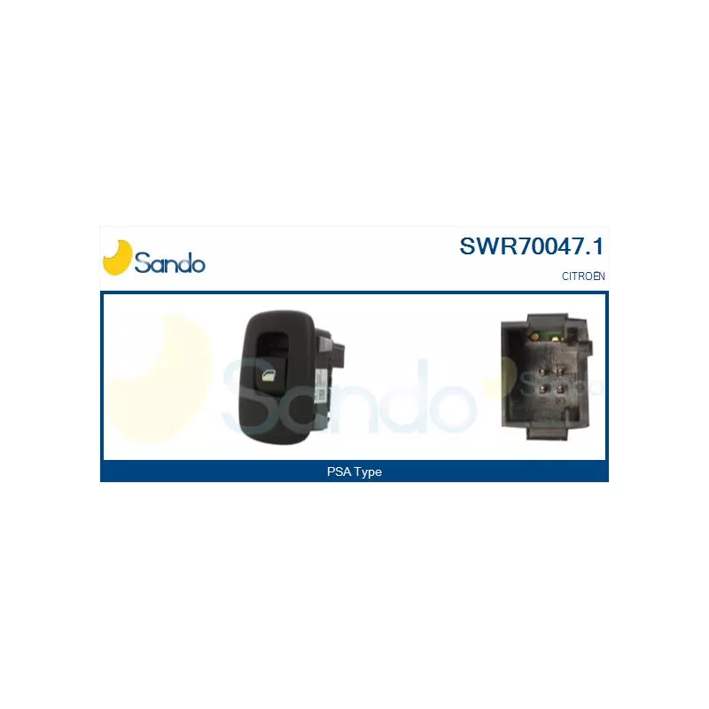 Interrupteur, lève-vitre SANDO SWR70047.1