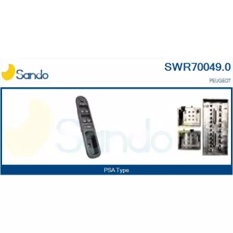 Interrupteur, lève-vitre SANDO SWR70049.0