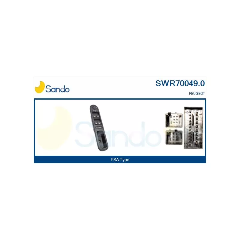 Interrupteur, lève-vitre SANDO SWR70049.0