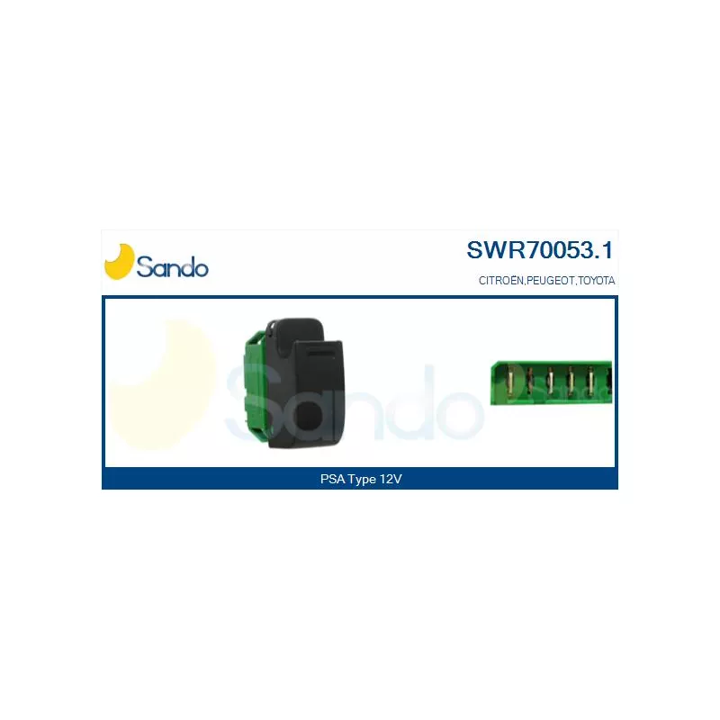 Interrupteur, lève-vitre SANDO SWR70053.1