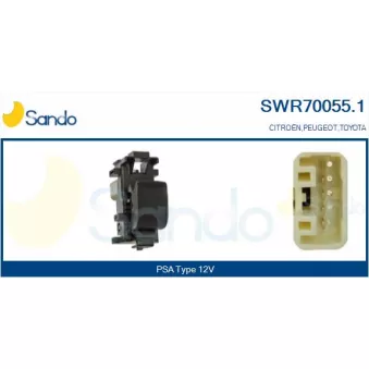 Interrupteur, lève-vitre SANDO SWR70055.1