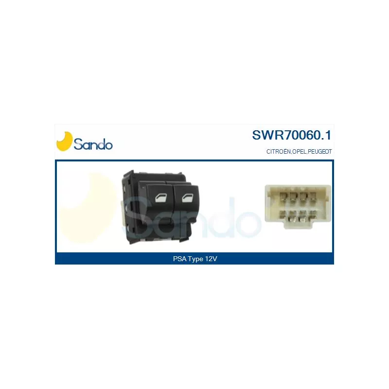 Interrupteur, lève-vitre SANDO SWR70060.1