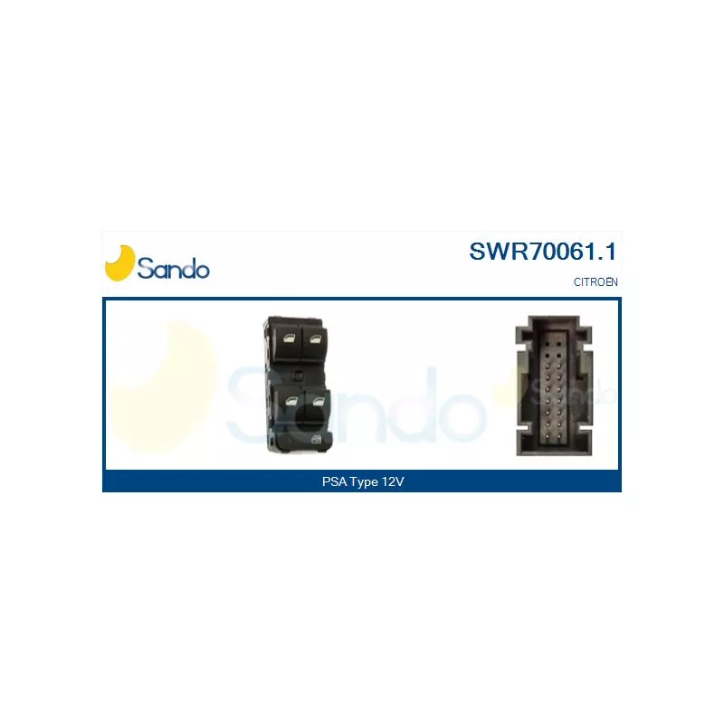 Interrupteur, lève-vitre SANDO SWR70061.1