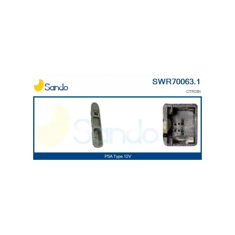 Interrupteur, lève-vitre SANDO SWR70063.1