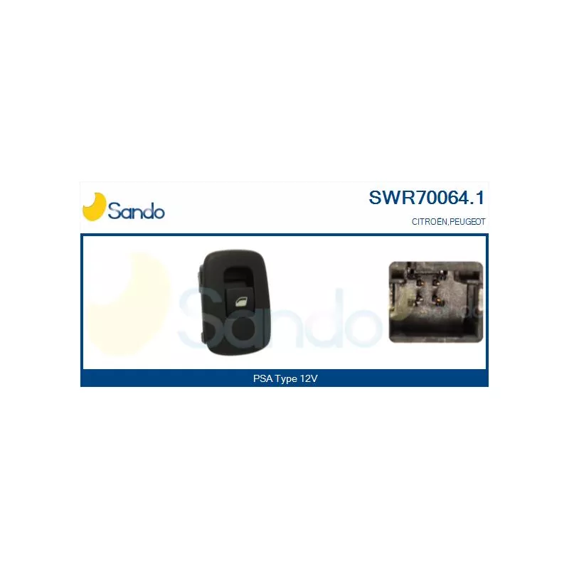 Interrupteur, lève-vitre SANDO SWR70064.1