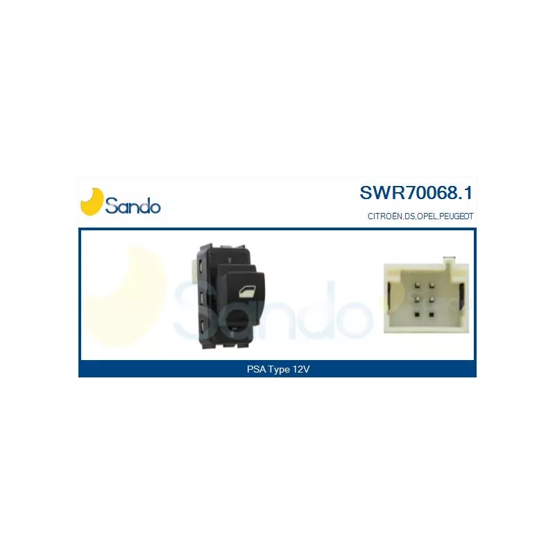 Interrupteur, lève-vitre SANDO SWR70068.1