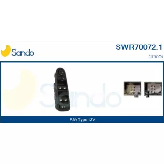 Interrupteur, lève-vitre SANDO SWR70072.1