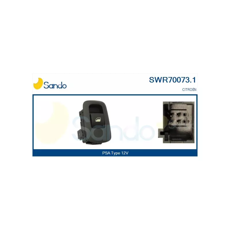 Interrupteur, lève-vitre SANDO SWR70073.1
