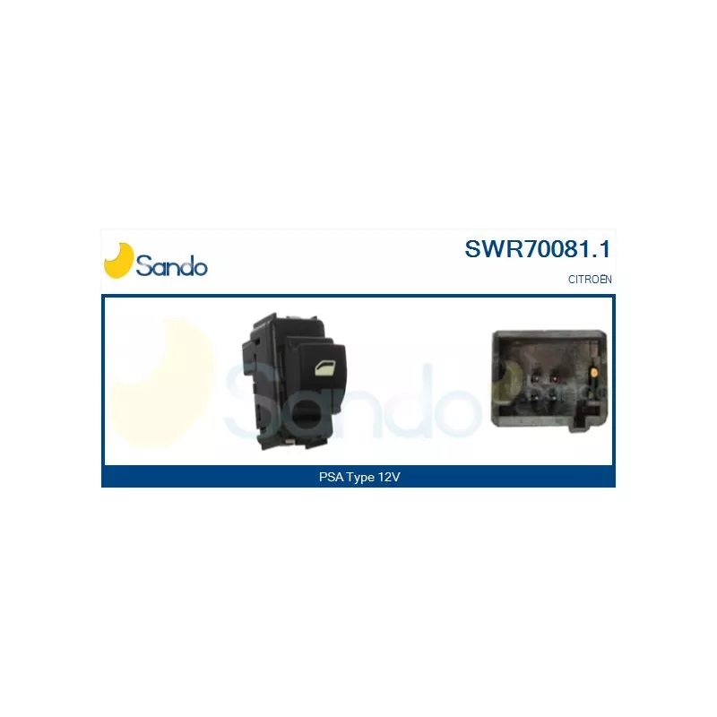 Interrupteur, lève-vitre SANDO SWR70081.1