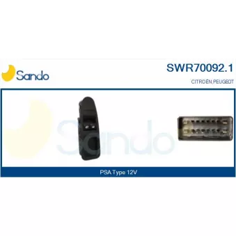 Interrupteur, lève-vitre SANDO SWR70092.1