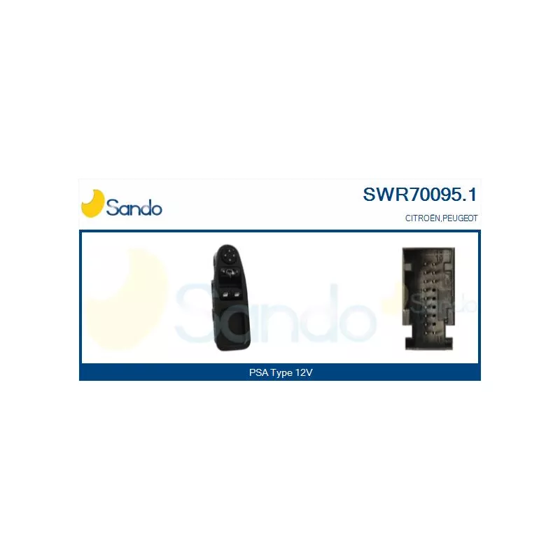 Interrupteur, lève-vitre SANDO SWR70095.1